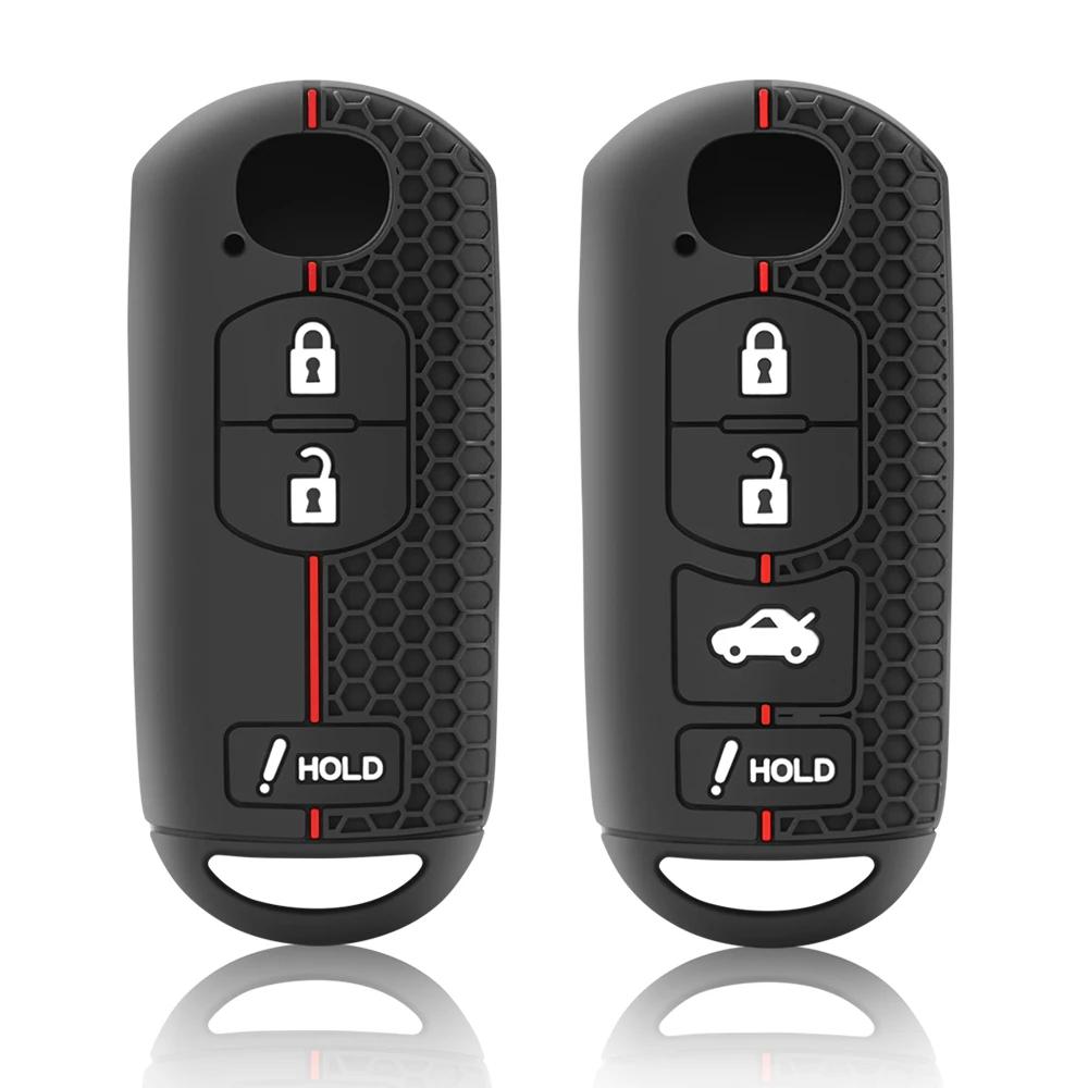 Silicone Car Remote Key Case Cover Fit for Mazda 2 3 6 Axela Atenza CX-5 CX5 CX-7 CX-9 2014 2015 2016 2017 2018 Smart 2 Buttons