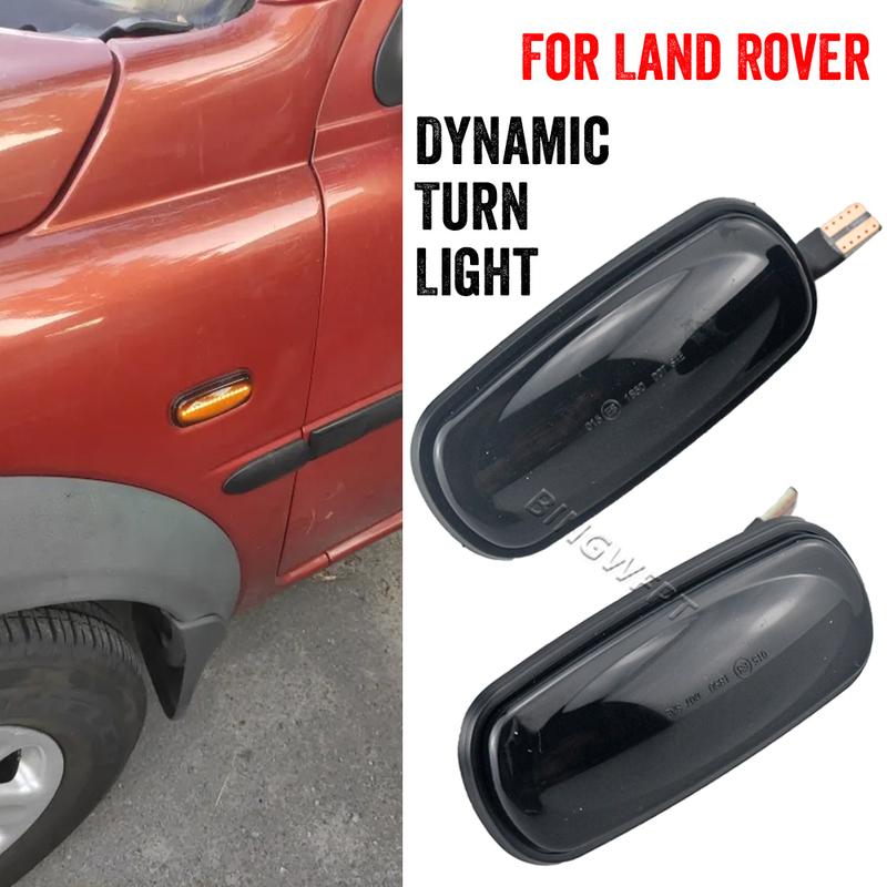 Для Land Rover Discovery 2 1999-2004 Defender Freelander 1 2002-2005 Динамический Последовательный Указатель Поворота Светодиодный Боковой Габаритный Фонарь