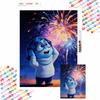 5D Diamond Painting Kit Sadness Watching Fireworks Home Decor, Perfect Holiday Gift