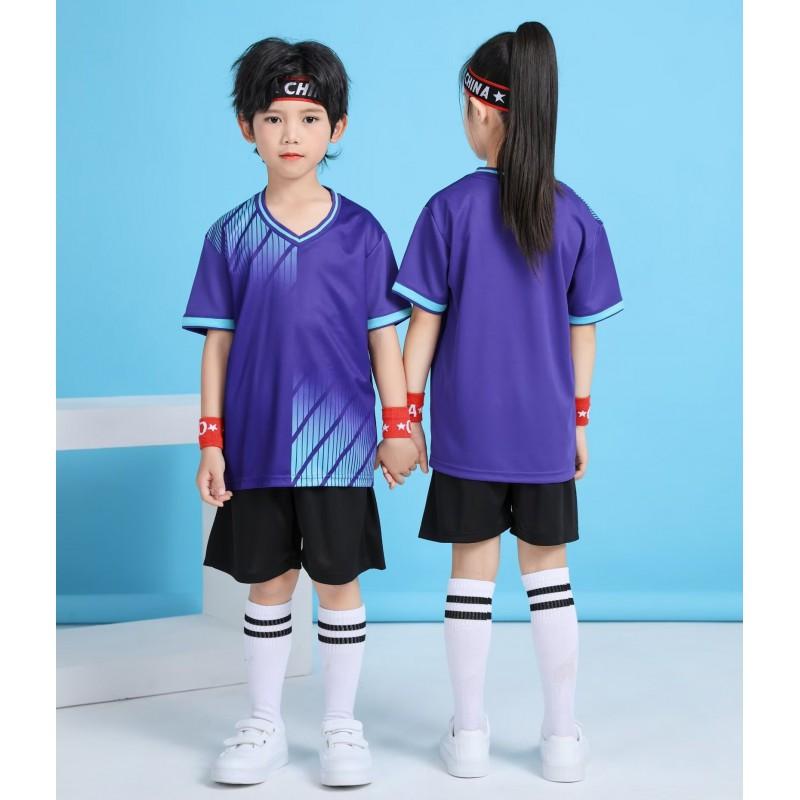 Kids Quick-Dry Sports Jerseys Badminton Table Tennis Volleyball Training