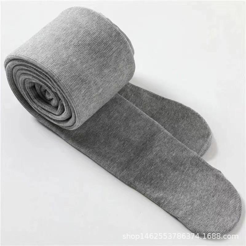 High Waist Cotton Vertical Stripe Fleece Lined Thickened Leggings Women's Autumn Winter Pantyhose One Piece Pants