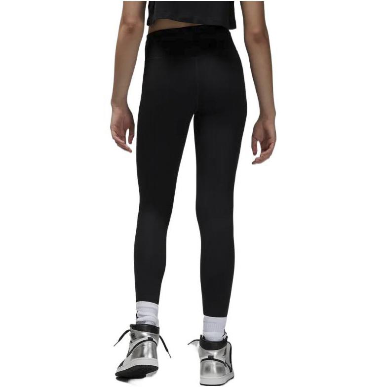 Jordan Dri-FIT Sport Однотонные узкие брюки с логотипом и принтом на шнурке Женские брюки черного цвета DQ4449-010