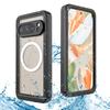 Водонепроницаемый чехол IP68 для Google Pixel 10 Pro, Redpepper, для MagSafe, Прозрачный с черной рамкой
