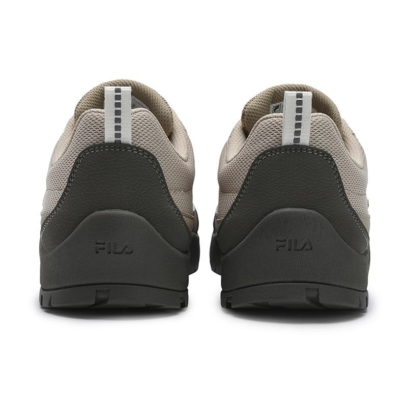 FILA CAMLIFE Mountain Crossing Shoes Abrasion Resistant Breathable Low top Skateboard Shoes Women's Yellow Gray F12W522144FNA