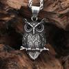 Панк Винтаж Нержавеющая Сталь Сова Подвеска Ожерелье Хип-Хоп Животное Амулет Ожерелье для Мужчин Женщин Ювелирные Изделия Подарок Дропшиппинг