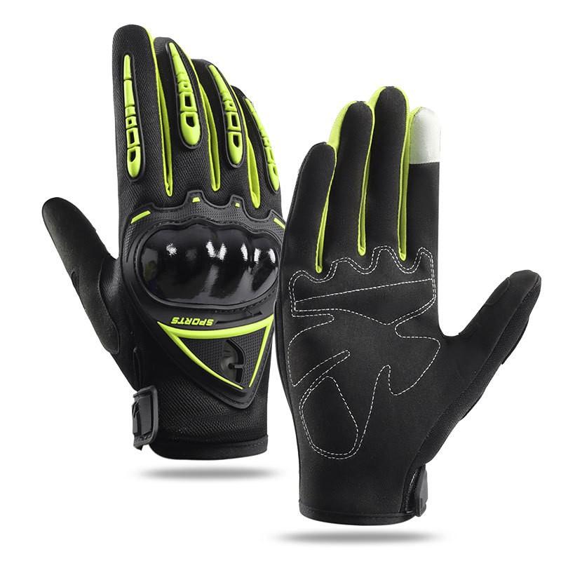 Mens Half-Finger Motorcycle Gloves Cycling Fitness Riding Anti-Slip Wear-Resistant Impact Protection Street Style