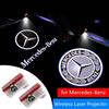 DLT2   For Benz AMG 2PCS Car Door Emblem LED Light Welcome Lamp Wireless Laser Projector For Mercedes Benz B/C/E/S Class A Class C200L