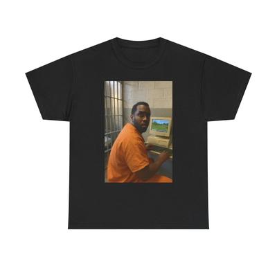 Смешная графическая футболка Diddy Юмор Рэп Унисекс Хлопковая футболка
