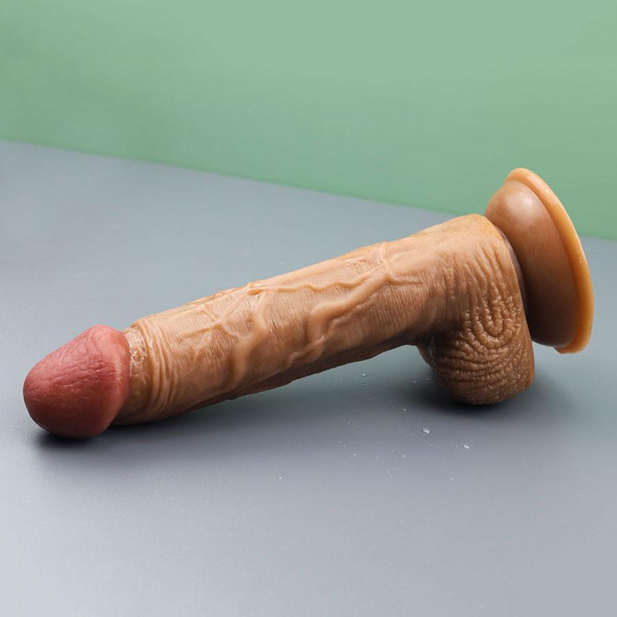 Реалистичный огромный фаллоимитатор для женщин на присоске, мягкая кожа на ощупь, пенис, сексуальная игрушка, женский мастурбатор, вагинальные анальные игрушки для взрослых 18+