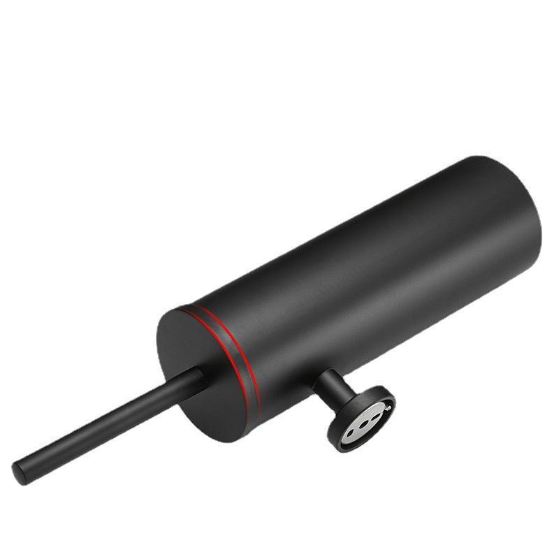 Creative Toilet Brush with Holder Bathroom Toilet Bowl Brush Holder Toilet Bowl Cleaner Brush Wall Mounted Toilet Brush Black