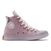 Converse All Star CX Chuck Taylor Желейная подошва Высокие парусиновые Унисекс Светло-розовый Фиолетовый