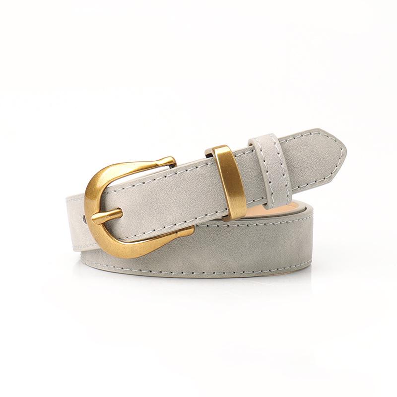 Retro Women's Suede-Look Belt: Stylish, Simple, Decorative, All-Match Accessory