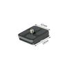 Quick Release Plate PU40-100 Quick Shoe Plate Aluminum Tripod Plate With 1/4'' Screw QR Adapter for DSRL BallHead Camera Tripod