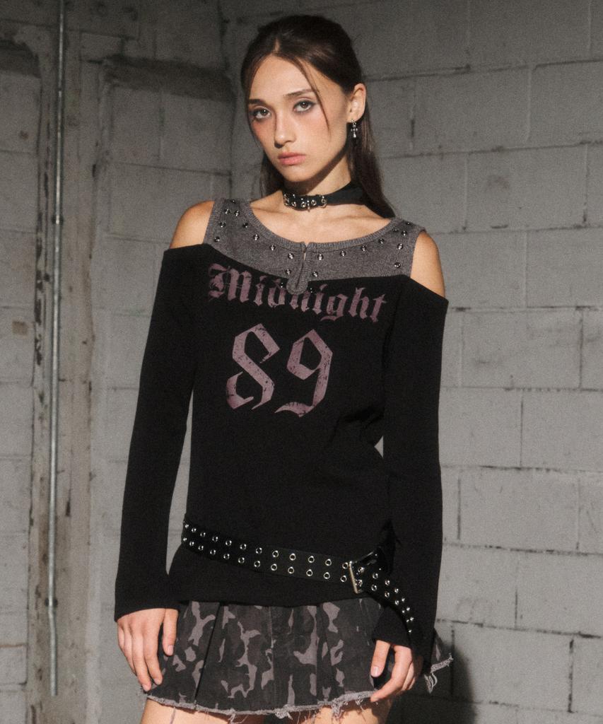 MIDNIGHT MOVE 2 Eyelet T (Black)