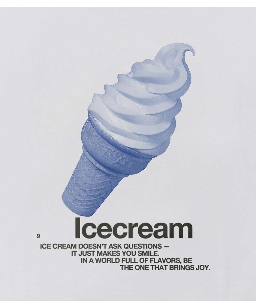 MATCHGLOBE Ice Cream Crop Top (White)