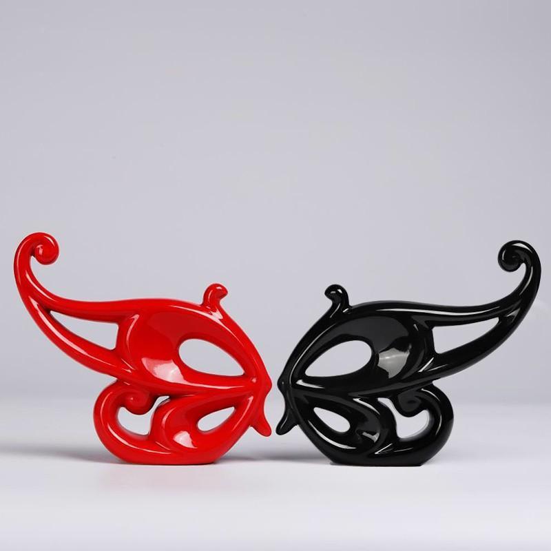 Современные керамические фигурки в виде бабочек для удачи, украшение для дома, гостиной, рабочего стола, кафе, клуба, книжной полки, поделка