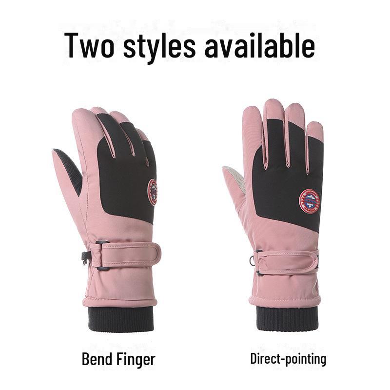 Зимние термоперчатки унисекс: Утепленный, водонепроницаемый, ветрозащитный, нескользящий, идеально подходит для катания на лыжах и велосипеде