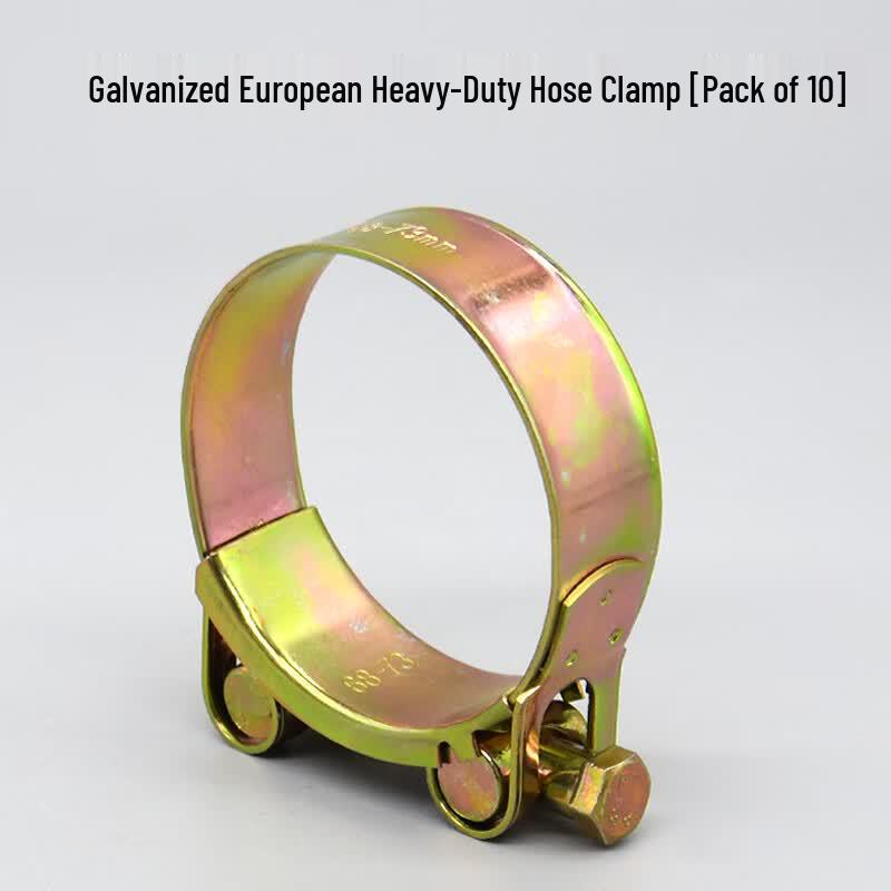 Zinc-Plated Hand-Crank European Hose Clamp