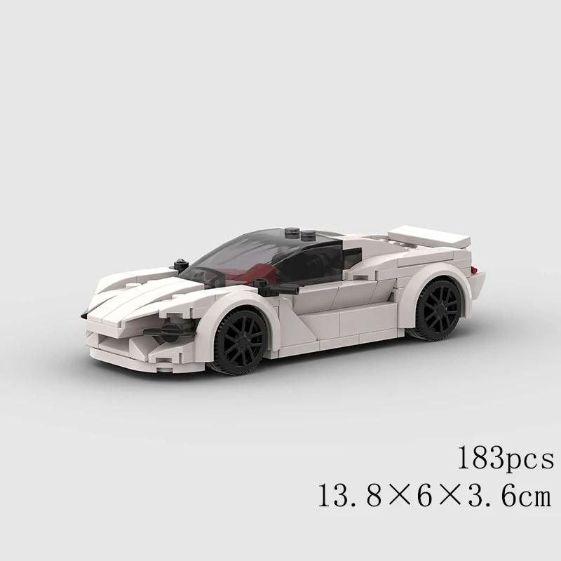 MOC Скоростной гоночный автомобиль R34 488 R32 Пикап Технический автомобиль Строительный блок Супер гоночный Кирпичный город Подарок
