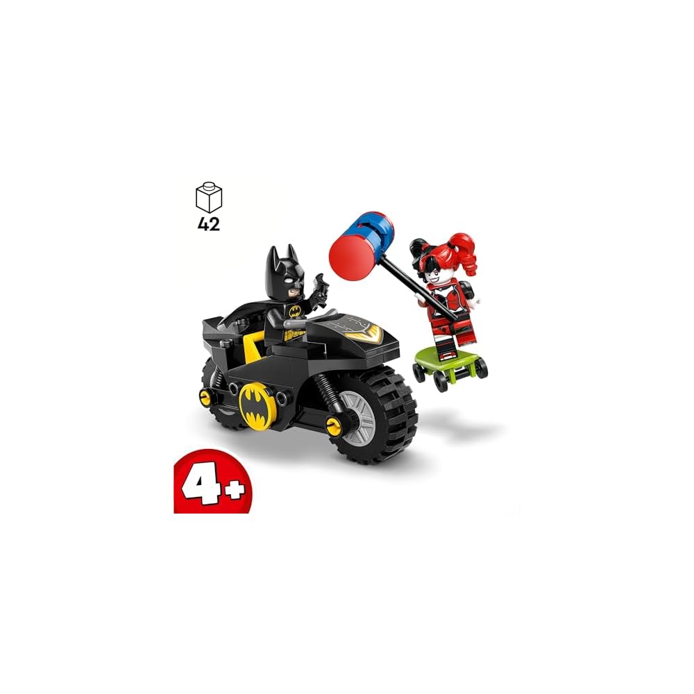 LEGO Super Heroes Batman vs Harley Quinn Building Blocks Toy for Ages 4 and Up