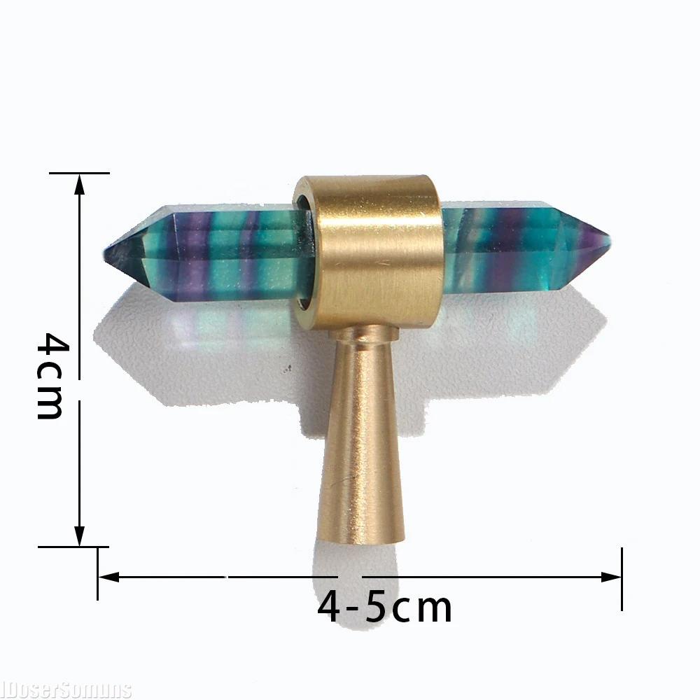 Ручки из натурального хрусталя для ящиков, мебели, кухонных ручек, дверных ручек, настенных крючков для одежды, декоративных аксессуаров