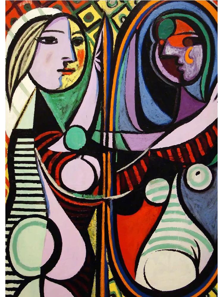 Абстрактное искусство Пабло Пикассо, классическое произведение искусства, постер, холст, живопись, винтажное настенное искусство для современного музея, галереи, домашний декор, подарок