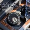 AAACE1 2Pcs Car Cup Mat Anti-Slip Drink Coaster Interior Cup Holder Pad For BMW Performance Alpina iX7 X1 X2 M3 M6 X3 X4 X5 X6 E62