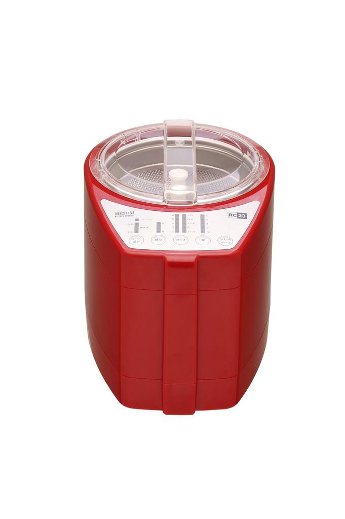 Yamamoto Electric MICHIBA KITCHEN PRODUCT RICE CLEANER, Takumimai Modern Red, MB-RC23R