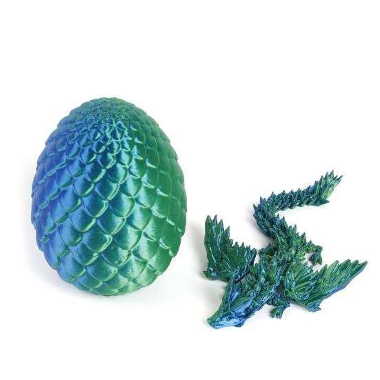 3D-печатная фигурка летающего дракона с подвижными суставами, китайская фигурка дракона, шарнирная модель крылатого дракона, игрушка-фиджет, настольное украшение, орнамент