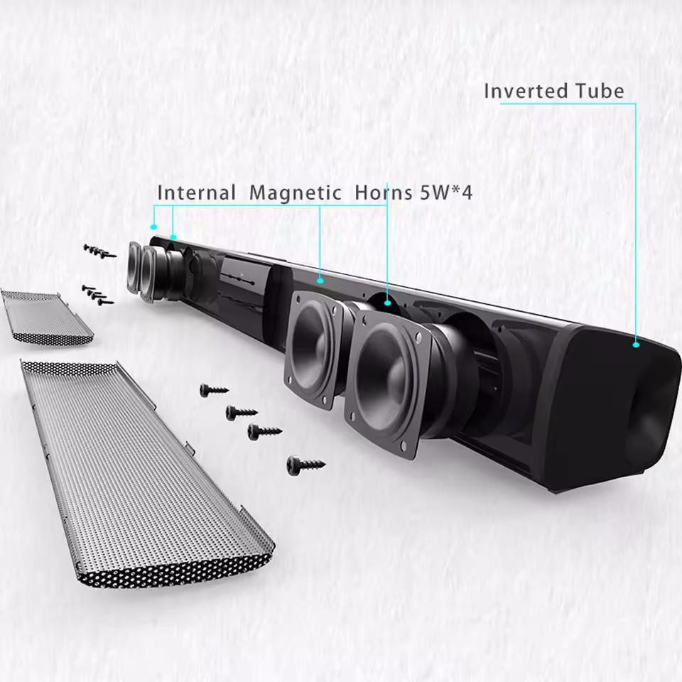 Soundbar For TV Subwoofer Bluetooth Speaker Sound Bar Box Music Wireless Radio FM Caixa De Som Big Bocina Bass Blootooth Coluna