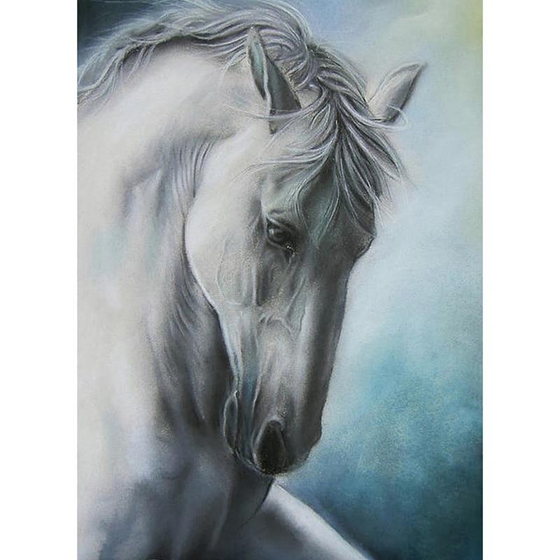 Полный 5D алмазов картина скачущий конь DIY Алмазная вышивка Алмазная мозаика наборы крестиков домашний декор подарок