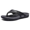 2024 Men Slippers Shoes Big Size Fashion Massage Summer Water Male Sandals High Quality Flat Beach Shoes Non-slip Mens Flip Flop