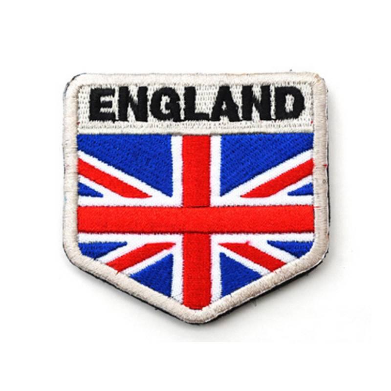 Уникальная и стильная вышитая нашивка с дизайном британского флага, размер 8*5 см