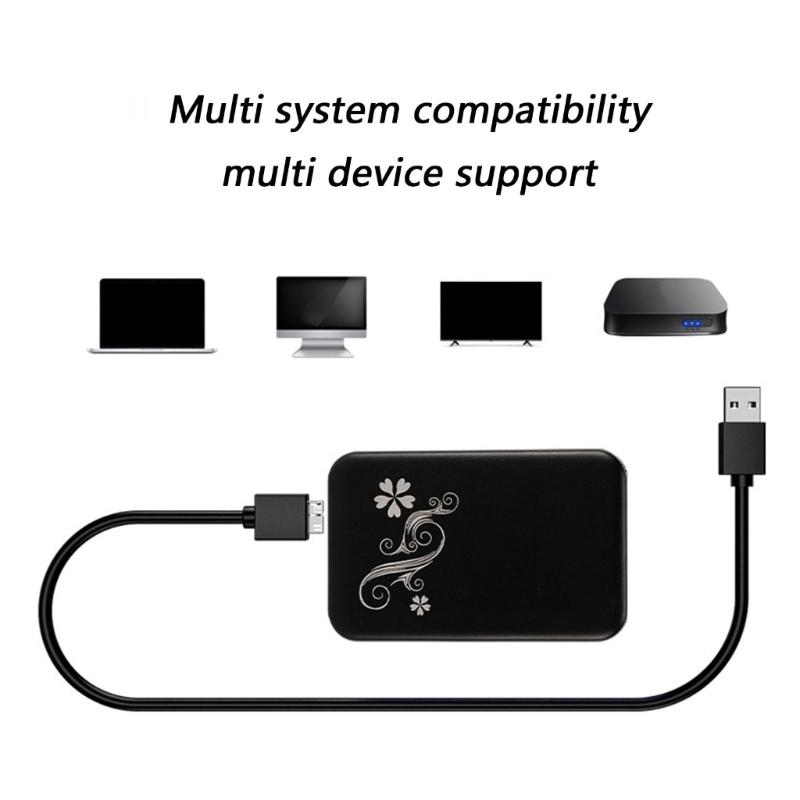 Корпус для жесткого диска USB 3.0 Кейс для жесткого диска 2,5-дюймовый внешний корпус Коробка Внешний кейс для аксессуаров ПК Ноутбука