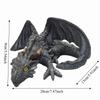 Gothic Black Dragon Sculpture Large Size Dragon Decoration Dragon Ornaments  Gifts