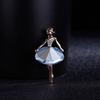 Роскошная брошь в форме танцующей девушки в корейском стиле, со стразами, аксессуары для костюма, хрустальная брошь