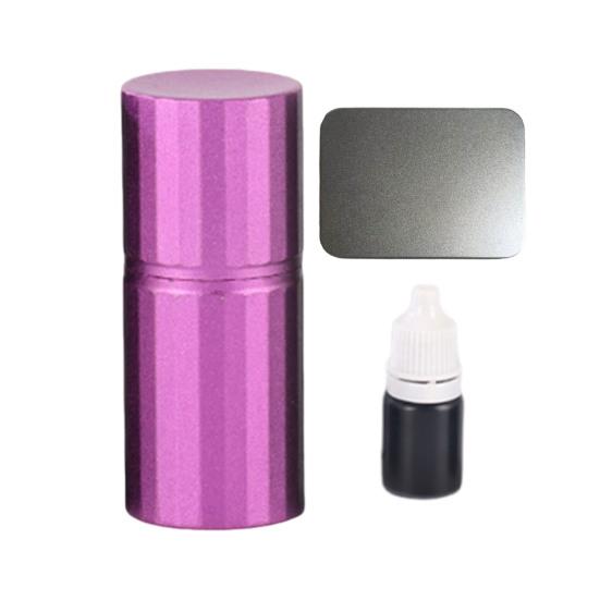 Штамп для гольф-мяча из алюминиевого сплава Инструмент для гравировки гольф-мяча Яркий цвет Портативный Компактный Маркер для гольф-мяча