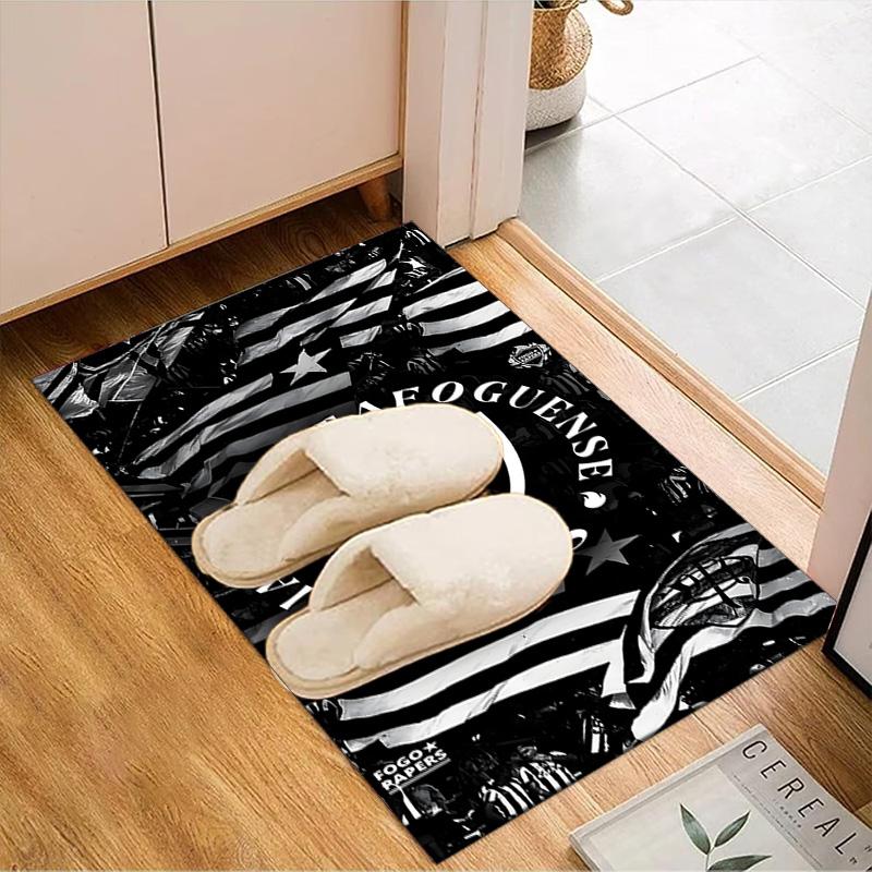 Botafogo Pride Emblem Printed Office Carpet Chair Cushion  Entryway Rug, Rugs for Living Room, Bedroom Christmas gifts