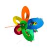 8/10PCS Rainbow Colors Plastic Pinwheels 30cm 10meters String Windmill  Yard and Garden