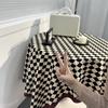 Клетчатая Ретро Роскошная Скатерть - Прямоугольная/Круглая Накладка на Обеденный и Кофейный Стол
