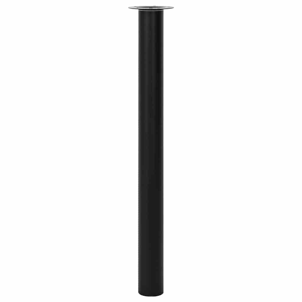 2 x Telescopic Table Leg Table Support Leg Table Foot Black 710 mm 1100 mm