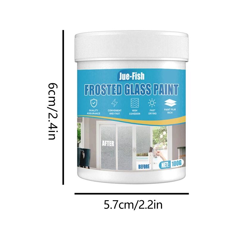 Матирующая аэрозольная краска для стекол 100 мл Защита от солнца для дверей и окон Краска для матирования стекол Морозный спрей для дома и офиса