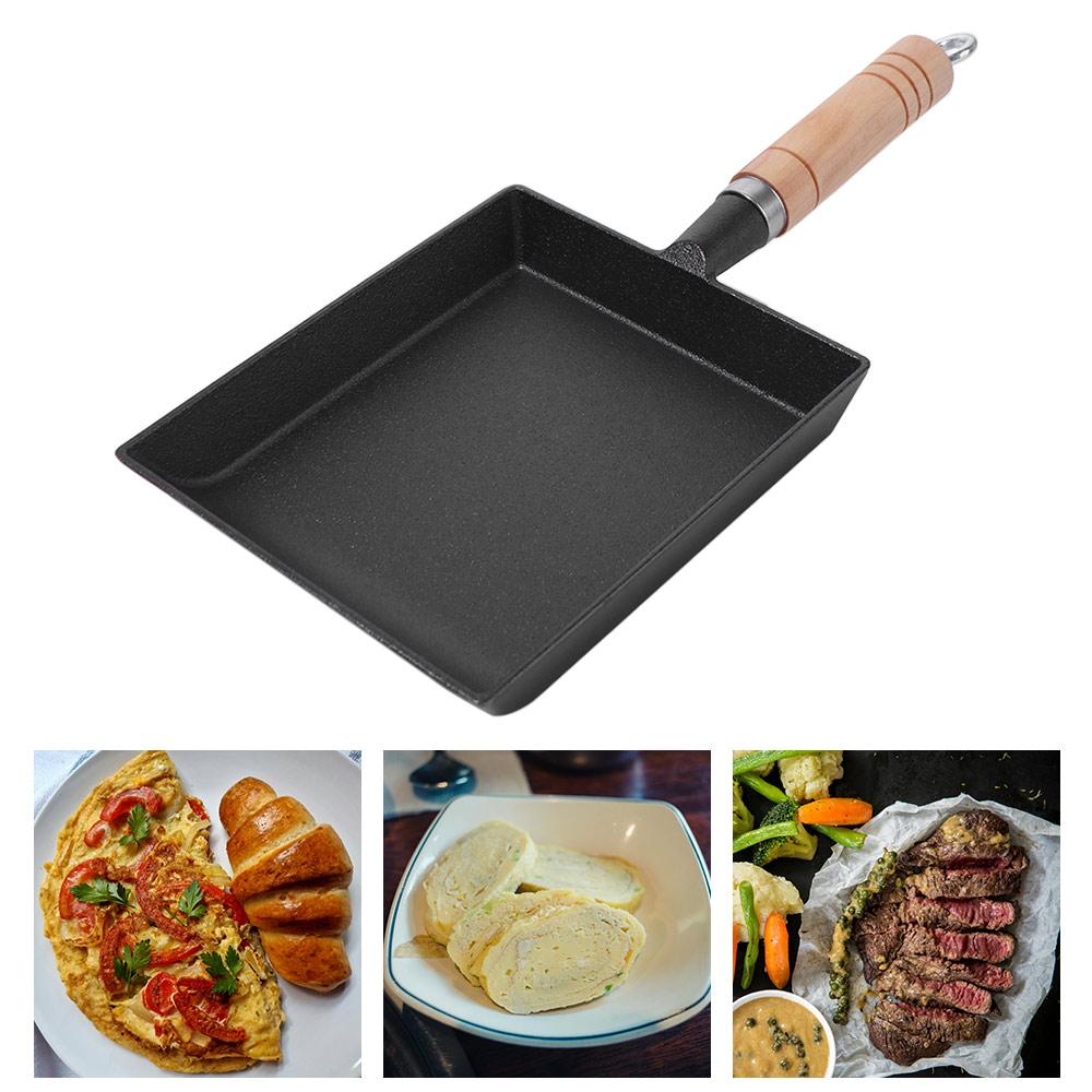 Japanese Style Omelette Maker Household Fried Pot Tamagoyaki Breakfast Griddle Pan Breakfast Maker
