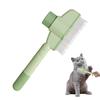 Cat Comb Self-Cleaning Pet Massaging Brush Anti-Slip Grip Ergonomic Handle Detangling Comb for Dog & Cat Grooming Slicker Comb