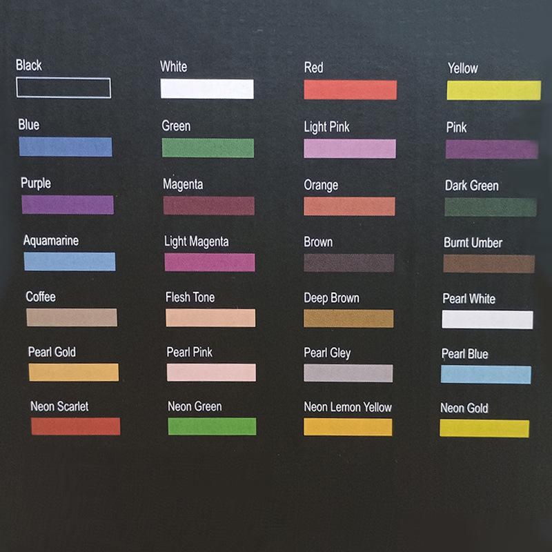 30 мл Многофункциональный набор акриловых красок на водной основе для аэрографа - 28/12 цветов для моделей и DIY-проектов на холсте