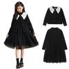 Kuhvvse Dress and Cardigan Perfect for Entrance Elementary School Formal Entrance and Other Formal and Sizes Girls' 2-Piece Set, Ceremonies,