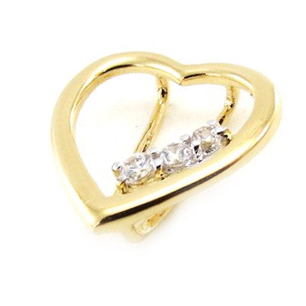 Les Trésors De Lily [J0059] - Позолоченный кулон «Любовь»