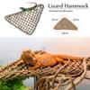 Seaweed Weave Geckos Pet Supplies Lizard Reptile Hammock Accessories Hanging Bed Mat