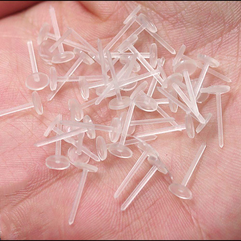 Plastic Flat Stud Pin Anti Allergy Jewelry Parts Jewelry accessory Stud Earring Jewelry Making