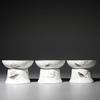 Chinese Tea Set Accessory, Tea Filter, Matte White Ceramic Strainer, Creative Lotus Infuser, Cup Funnel and Stand Set, Teaware
